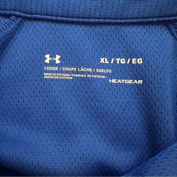 Under Armour Mustang Cat Men’s Short Sleeve Polo Size XL - Picture 5 of 5